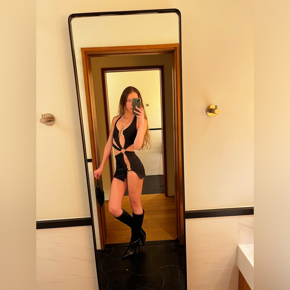 LOUISA BALLOU BLACK SEX WAX DRESS